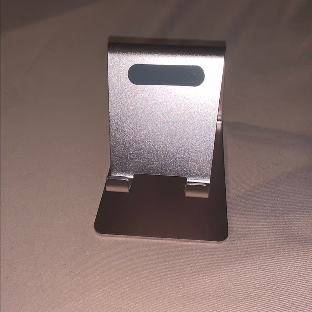 Pink cell phone stand